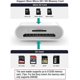 thumbnail image 4 of Lightning to SD and TF Card Reader Adapter, Apple MFi Certified 2 in 1 Micro SD TF Dual Slot Memory Card for iPhone 14 13 12 11 X XS XR 8 7 Plus, iPad, 4 of 5