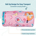 thumbnail image 5 of Wildkin Microfiber Nap Mat for Toddler Boys and Girls, Daycare and Preschool, Roll-up Design (Paisley Pink), 5 of 9