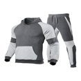 thumbnail image 1 of Spring Men ‘s Jogging Tracksuits Sweatsuits Activewear Long Sleeve Pullover Hoodies Sweatshirt+Long Sweatpants Black Red M, 1 of 5