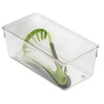 thumbnail image 2 of InterDesign 52830 Linus Drawer Organizer, 4" x 8" x 3", Clear, 2 of 6