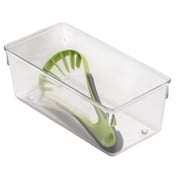 InterDesign 52830 Linus Drawer Organizer, 4 x 8 x 3, Clear