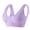 #0290-Purple, variant on Womens Front Closure Seamless Sports Bra High Support Wireless Wide Strap Breathable Post Surgery Bra for Gym Yoga Daily Wear