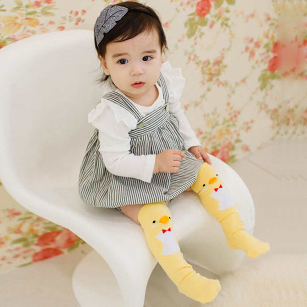 For Age 4-6 Baby Kids Toddlers Girls Knee High Socks Tights Leg Warmer Stockings Blue egg