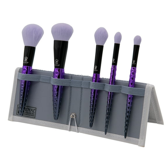 Moda Brush Mythical Sea Witch 6pc Travel Makeup Brush Makeup Brush Set with Flip Case