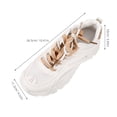 thumbnail image 2 of 1 par de zapatillas de aire para correr para mujer, zapatillas deportivas para correr al aire libre, zapatos deportivos transpirables de malla fina, talla 37, 2 of 7