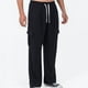 thumbnail image 5 of Pantalones largos para hombre, informales, holgados, ventilados, con bolsillos y cordón, para ejercicio al aire libre, rectos, de poliéster., 5 of 6