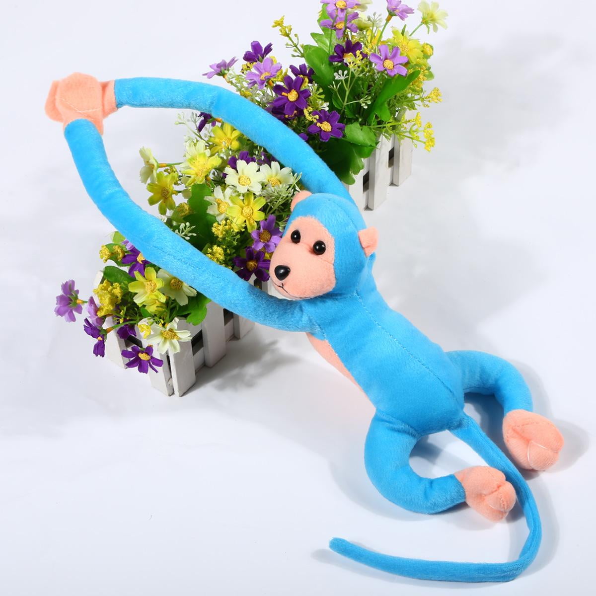 60cm Long Arm Hanging Monkey Plush Baby Toys Stuffed Animals Soft Doll Kids Gift 