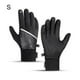 thumbnail image 2 of Invierno guantes de ciclismo al aire libre impermeable a prueba de viento protectores de mano a prueba de viento antideslizante deportes calentadores de senderismo camping s negro 1 par Scienceny OD002140-01, 2 of 7