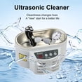 thumbnail image 5 of Limpiador ultrasónico 30/50W Baño sonicador 40Khz Desgasificador para relojes Lentes de contacto Gafas Dentaduras postizas Dientes Maquinilla de afeitar eléctrica Joyas, 5 of 5
