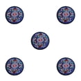 thumbnail image 1 of Billuyoard Posavasos para bebidas, alfombrilla para taza de té, almohadilla bordada portátil, almohadillas aislantes para amigos, inauguración Type5 NO5, 1 of 6