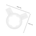 thumbnail image 2 of WRITWAA Ice Cream Machine Accessories Ice Cream Maker Shaping Plastic Flower Shape For Home Users 1Set, 2 of 7