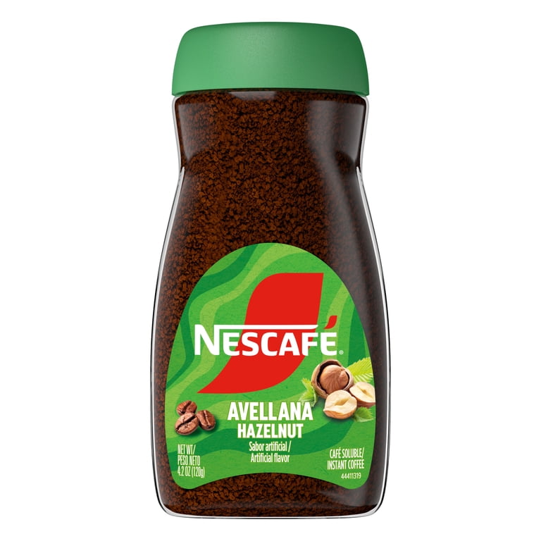 NESCAFÉ Hazelnut Instant Flavored Coffee, 4.2 Oz - Walmart.com