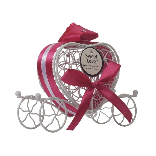 Wosthever Caja de dulces Estante de azúcar Decoración de escritorio Tamaño compacto Decoraciones de fiesta Adorno atractivo Montaje en soporte Almacenamiento y organización del hogar Rosa roja