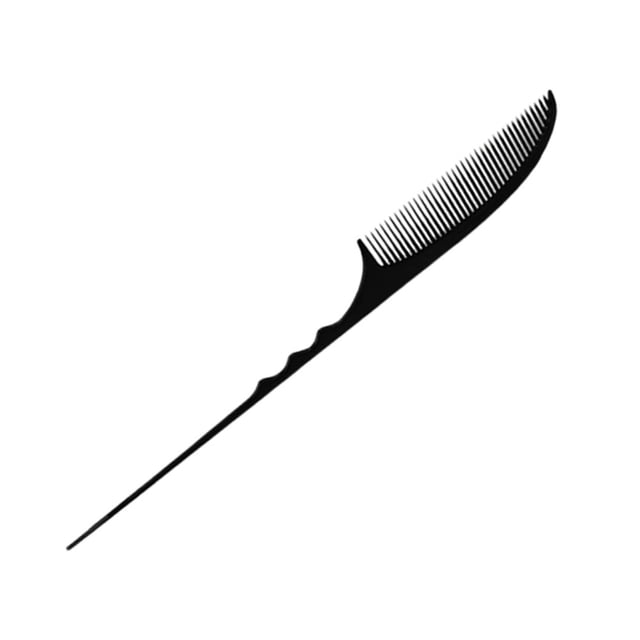 unbranded 1 Pc Anti Static Comb for Women with High Temperature Resistance and Rounded Pointed Tail Design