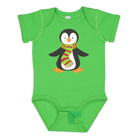

Inktastic Cute Penguin Little Penguin Penguin with Scarf Gift Baby Boy or Baby Girl Bodysuit