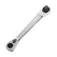 thumbnail image 2 of HESITONE 1/4" Dual for Head Square Ratchet Socket Wrench Hex Bit Driver Screwdriver 72-To, 2 of 9