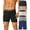 5Pack A, variant on Finetoo Men's Underwear Boxer Briefs Moisture Wicking Breathable Cotton Stretchy Brief for Men 3 or 5 Pack