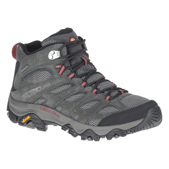 Merrell J035833 Moab 3 Mid Waterproof Hiking Boots for Men - Beluga - 8.5M