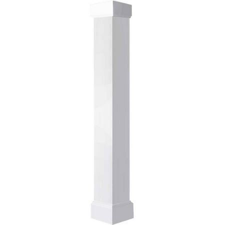 

Ekena Millwork 12 W x 5 H Craftsman Classic Square Non-Tapered Smooth Column w/ Mission Capital & Base