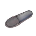 thumbnail image 2 of Women's Suede Moccasin Loafers with Metal Accent, Comfortable Slip-On Casual Shoes, Footwear for Everyday Wear and Office Settings Gray 35, 2 of 9