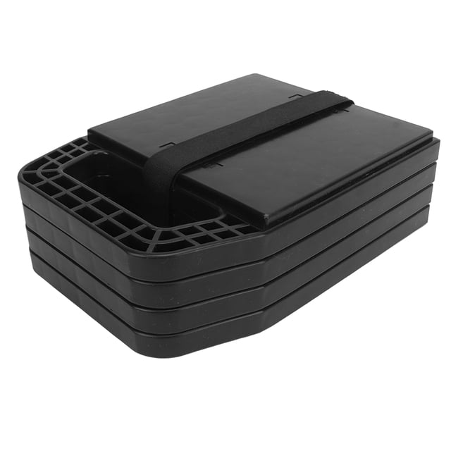 almohadillas para gato de RV que evitan que el gato se hunda, antideslizantes, resistentes a la intemperie, bloque de nivelación para caravana, remolque, color negro