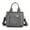 Gray, variant on Small Canvas Tote Bag with Pockets for Women, Cute Mini Crossbody Shoulder Bags, Casual Satchel Purse Hobo Messenger Handbag