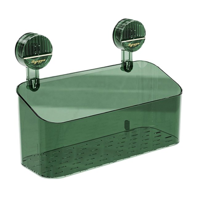 Estante flotante para baño, estante de almacenamiento para baño, montado en la pared, sin perforaciones, estante para inodoro, estante de almacenamien Verde mayimx Estante flotante para baño