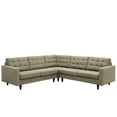 thumbnail image 5 of Modway Empress 3-Piece Fabric Sectional Sofa Set, Multiple Colors, 5 of 5