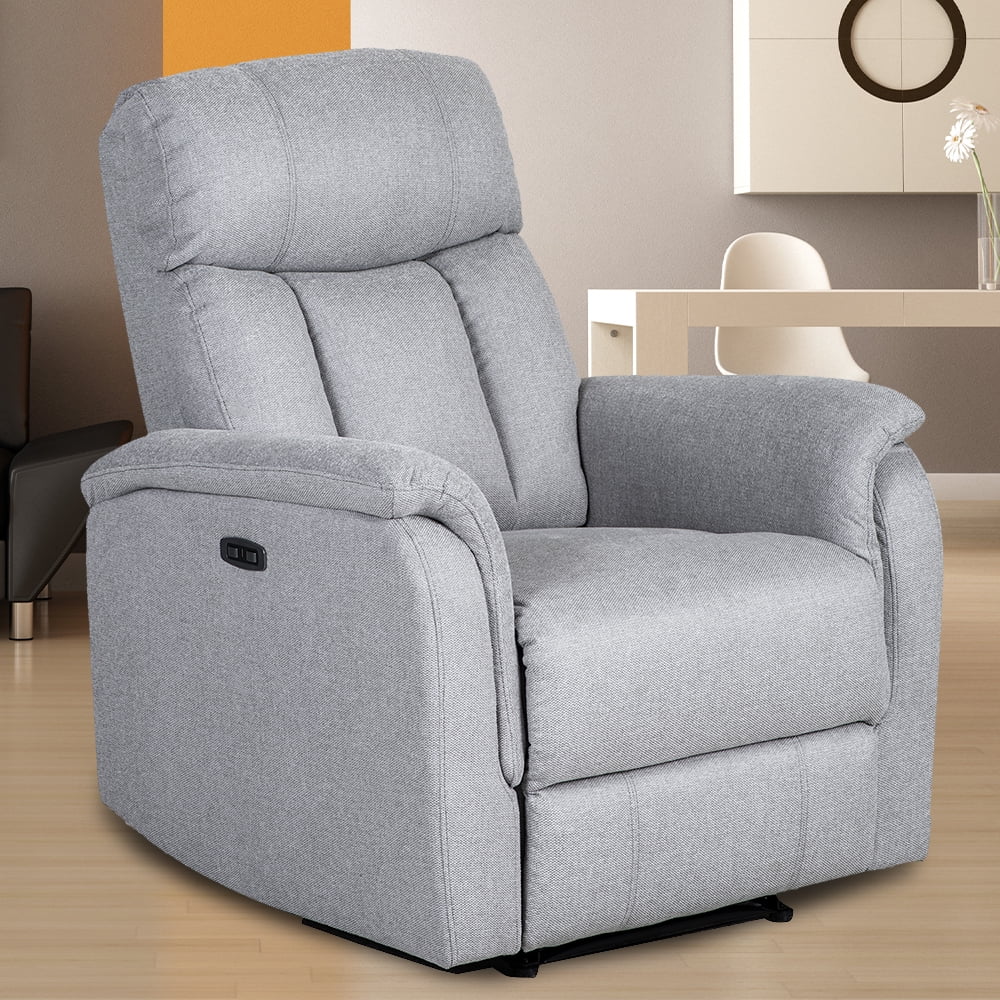 Power Motion Recliner, Manual Adjustment Recliner with USB Charge Port