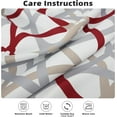 thumbnail image 5 of DriftAway Alexander Thermal Blackout Grommet Unlined Window Curtains, 2 Panels, 52" x 72", Red and Gray, 5 of 8