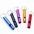 thumbnail image 4 of 12 pcs  Aluminum Alloy Multifunction Whistle Mini Emergency Hiking Camping Survival Whistle（random color）, 4 of 7