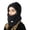 Black, variant on Balaclava Ski Mask for Women Men, Winter Fleece Wind-Resistant Warm 3-in-1 Face Cover and Neck Warmer for Cycling Motorcycle Skiing