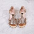 thumbnail image 2 of KEINXS Sparkling Princess High Heel Shoes - Girls Shoes with Rhinestone Embellishment  Breathable Lightweight Design  Open Toe  Perfect for Wedding Party Banquet  Dressy Occasions and Spe, 2 of 6