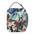 thumbnail image 3 of My Hero Academia Lunch Bag Anime Lunch Tote Bag Reusable Insulated Lunch Box Portable Lunch Bento Box For College Work Office Picnic 10*8*4 Inch, 3 of 9
