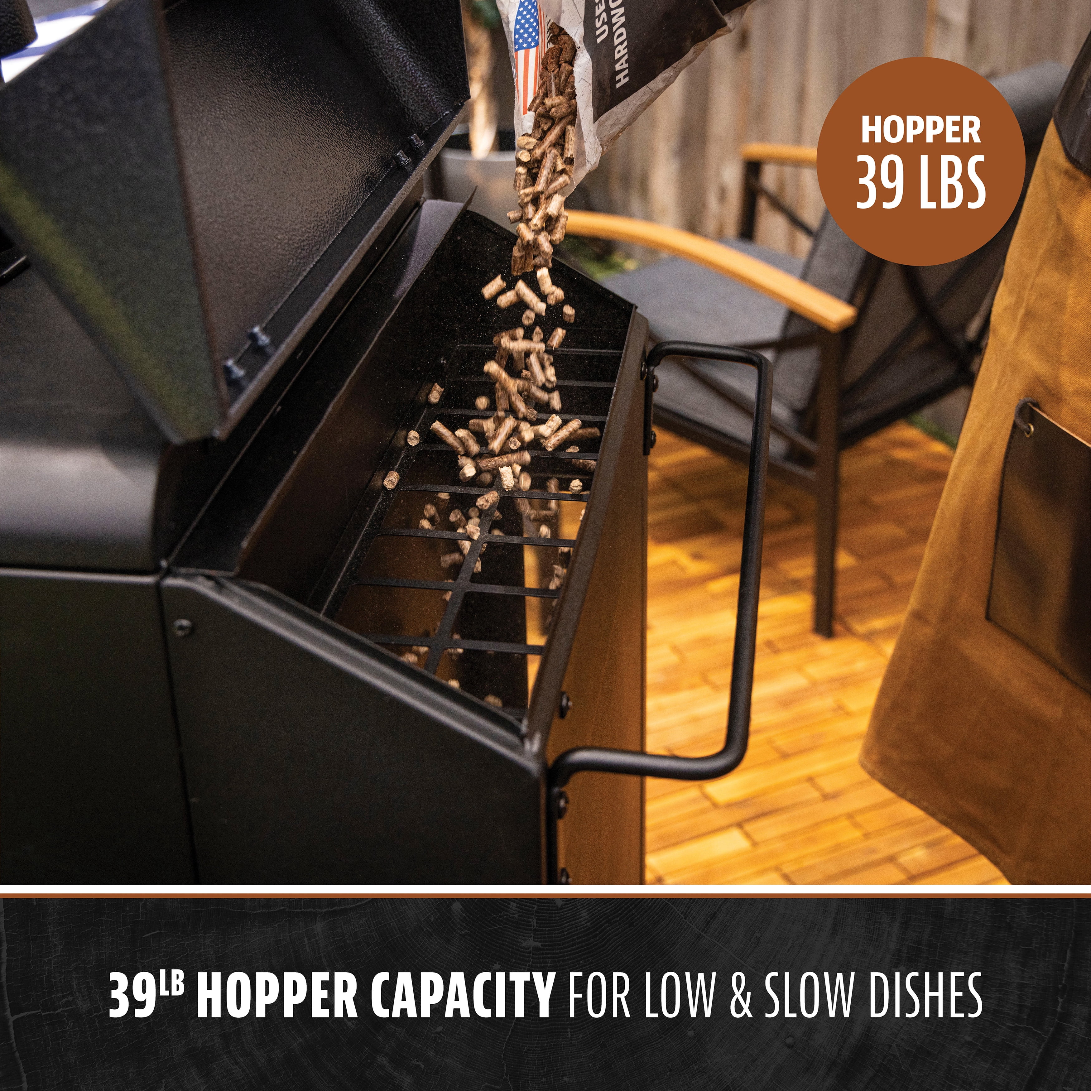 Pit Boss Vertical Smoker, 3-Series 1100 Square Inch Wood Fired Pellet Smoker with Wi-Fi Capability, Onyx Series