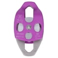 thumbnail image 2 of Polea de Patada Doble, Polea de Escalada de Alta Resistencia Exquisita Mano de Obra Purple para Montañismo para la Escalada de Rocas, 2 of 7