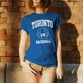 thumbnail image 6 of Toronto Classic Baseball Arch Basic Cotton T-Shirt - Large - Royal, 6 of 6