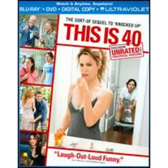 Pre-Owned This Is 40 [2 Discs] [UltraViolet] [Blu-ray/DVD] (Blu-Ray 0025192114199) directed by Judd Apatow