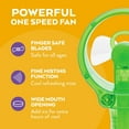 thumbnail image 3 of O2COOL 3.5 inch Battery Powered Misting Fan for Personal Cooling - Green, 3 of 7