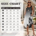 thumbnail image 5 of Psesaysky Couples Outfits Matching Sets Black Palm Tree Print Button Up Shirts and Sleeveless Dress with Pockets Men and Women Matching Party Outfits Plus Size Beach Vacation Essential, 5 of 7