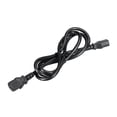 thumbnail image 3 of Cable de Alimentación AC Uxcell de 3 Clavijas C13 Hembra 3.28Ft 250V 10A Cable de Extensión PDU 1Pcs, 3 of 5