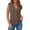 Coffee, variant on Arach&Cloz Women's Wool Blend Sweater Vest V Neck Button Down Cardigan Business Casual Tops 2026