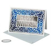 Papersong Premium Diecut Anniversary Card, Happy Anniversary (Filled with Love)