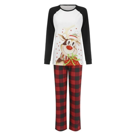 

ketyyh-chn99 Matching Family Pajamas with Dog Sleepwear For Christmas Family A Family That Prays Together Stays Together Pajamas