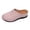 Pink, variant on Women's Clogs Slipper Platform Wedge Sandals 2026 Spring Summer Fall Fashion Leather Orthopedic Arch Support Walking Slides Beach Casual Backless Mules Black Size 6.5