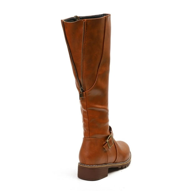 Plus size mid store calf boots