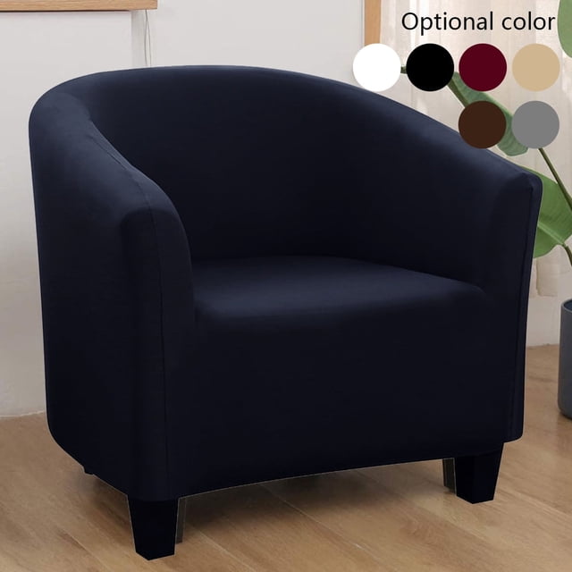 Tub Chair Covers Elastic Armchair Covers Chair Slipcovers for Living Room Stretch Sofa Couch Covers Washable Removable Soft Armchair Slipcover for Bar Counter Dining Room