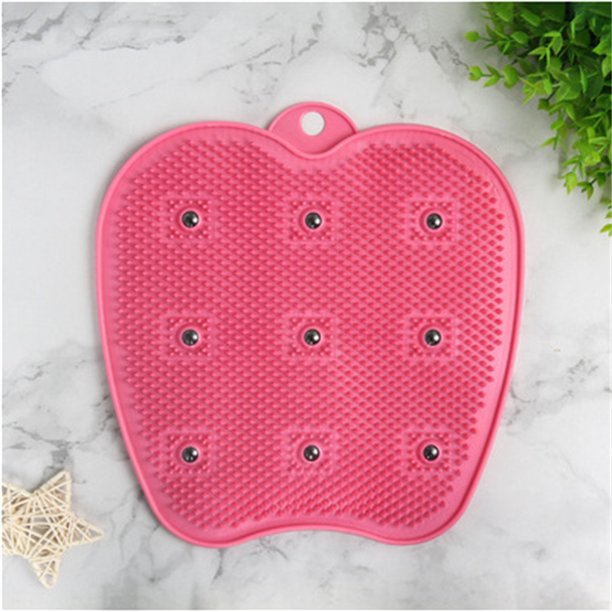 Lazy Man Foot Washer Shower Large Bath Massages Pad Foot Brush with