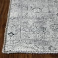 thumbnail image 4 of BNM Distressed Medallion Indoor Area Rug, 2'6" x 7'6", Charcoal, 4 of 6