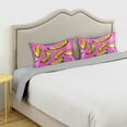 thumbnail image 3 of Satin Pillowcase Soft and Smooth Pillow Case for Hair and Skin Bananas Pattern, 3 of 7